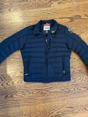 Parajumbers Varsity puffer jacket.  Black. Size Y-S (10-12)
